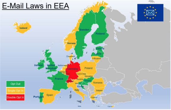 map with laws by country in the EU