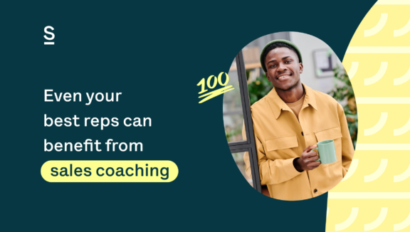 best reps can benefit from sales coaching banner