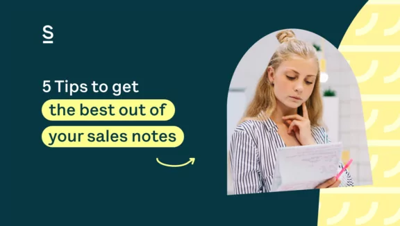 5 tips for sales notes