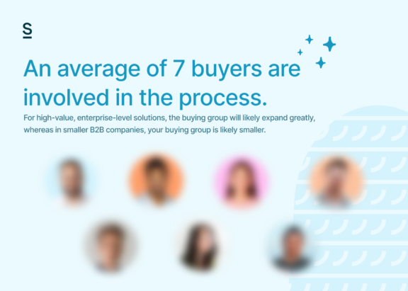 An average of 7 buyers are involved in the process