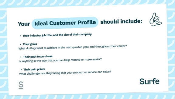Your ideal customer profile